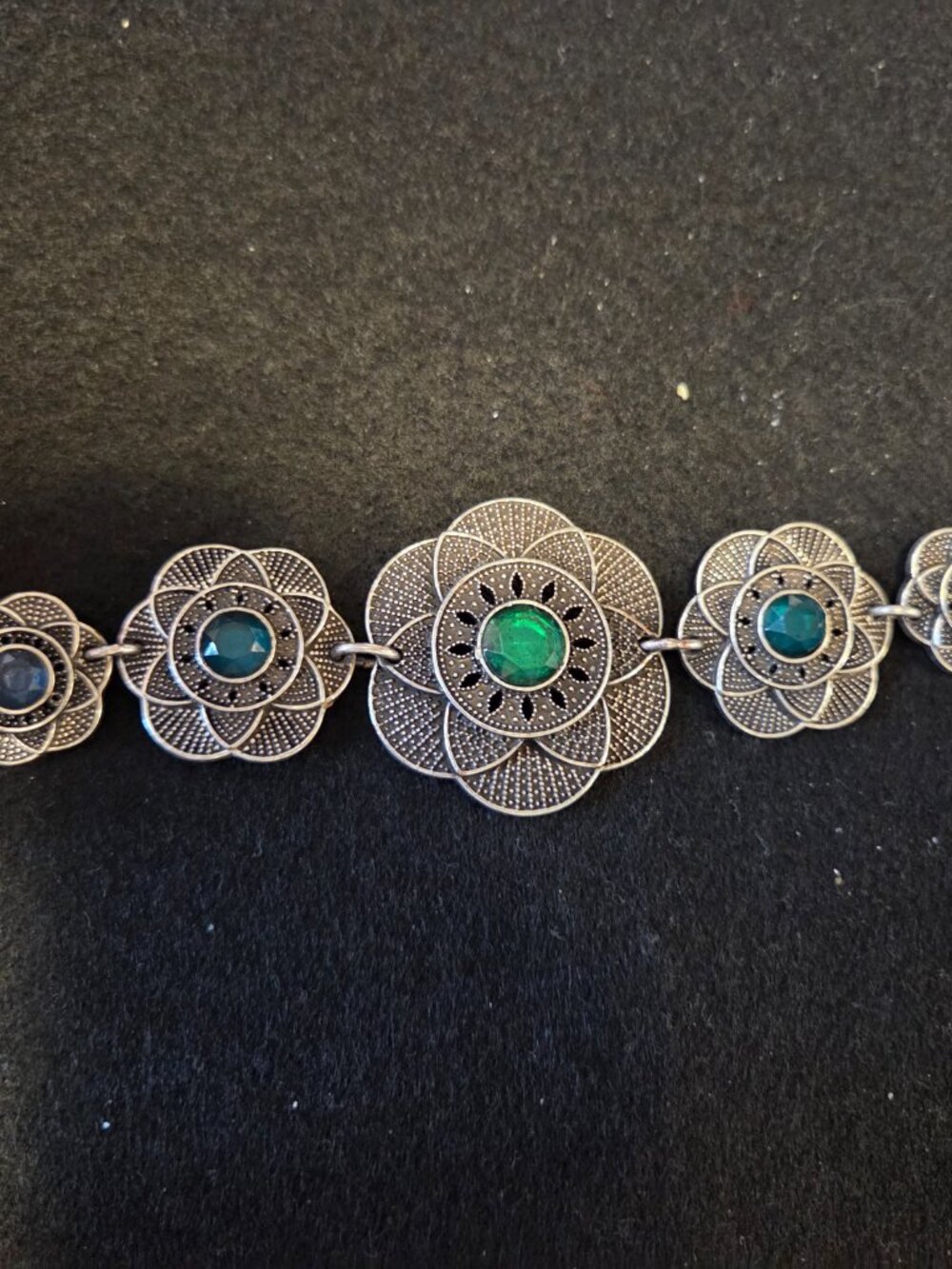 VTg 90s Lucky Brand Concho Link Bracelet